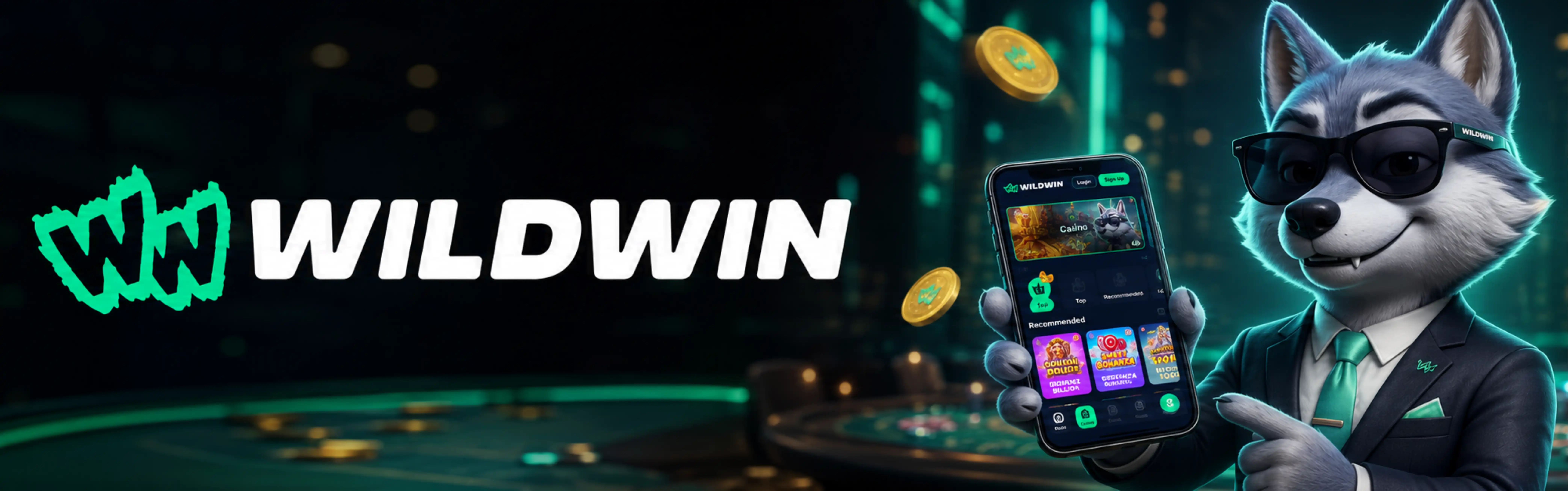 WildWin Casino App Screenshot